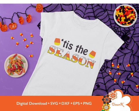 'Tis the Season with Candy Corns SVG SVG DawnKDesigns 
