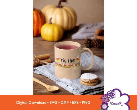 'Tis the Season with Candy Corns SVG SVG DawnKDesigns 