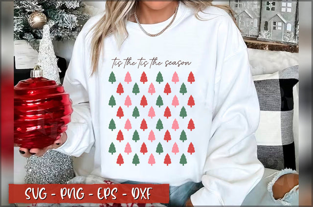 Tis the tis the season Retro SVG SVG Shetara Begum 