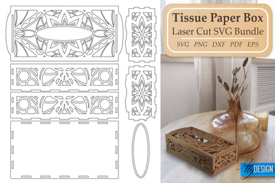 Tissue Box SVG | Paper Cut SVG | Home Design SVG Fly Design 