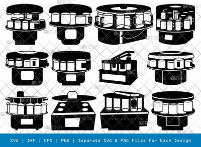 Tissue Processor Silhouette Svg Cricut Cut Files Png Bundle, SB01041 SVG ETC Craft 