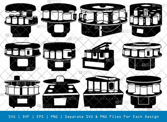 Tissue Processor Silhouette Svg Cricut Cut Files Png Bundle, SB01041 SVG ETC Craft 