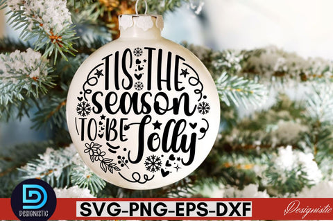 Tisthe season to be jolly SVG SVG DESIGNISTIC 