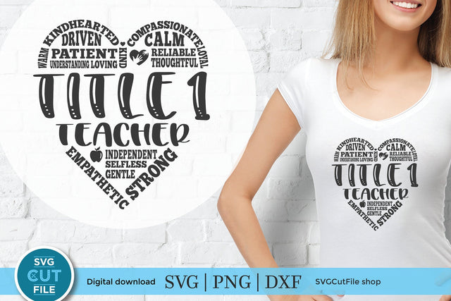 Title 1 teacher svg, Title One teacher svg, remedial reading svg, appreciation, special education, help, recovery, subway art, svg dxf png SVG SVG Cut File 