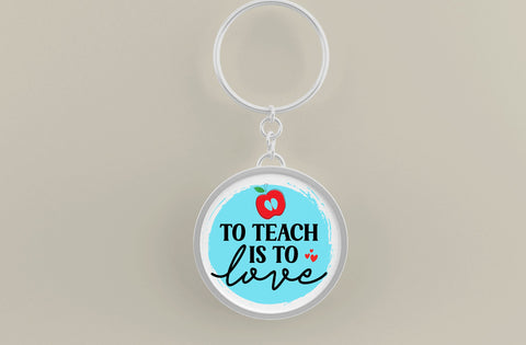 To Teach Is To Love, Round Key ring SVG SVG MD mominul islam 
