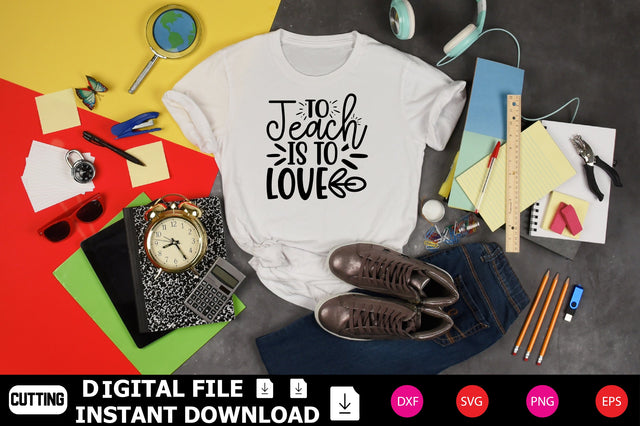To Teach Is To Love SVG Shahin alam 