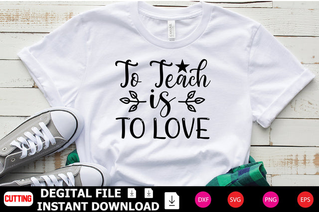 To Teach is to Love SVG Shahin alam 