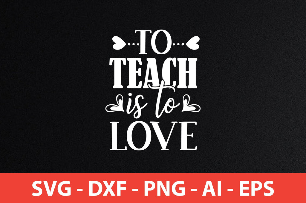 to teach is to love svg - So Fontsy