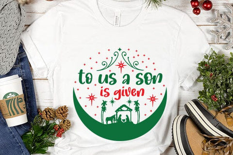 To Us A Son Is Given SVG Angelina750 