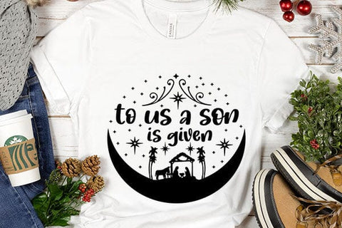 To Us A Son Is Given SVG Angelina750 