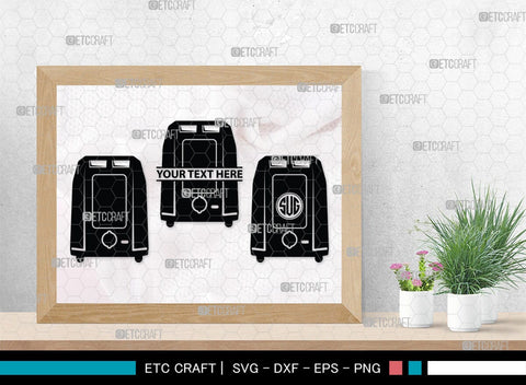 Toaster Monogram, Toaster Silhouette, Toaster SVG, Toast Svg, Electric Toaster Svg, SB00177 SVG ETC Craft 