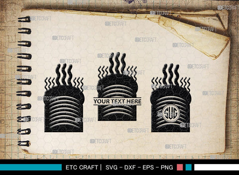 Toaster Monogram, Toaster Silhouette, Toaster SVG, Toast Svg, Electric Toaster Svg, SB00177 SVG ETC Craft 