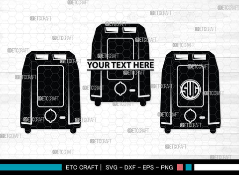Toaster Monogram, Toaster Silhouette, Toaster SVG, Toast Svg, Electric Toaster Svg, SB00177 SVG ETC Craft 
