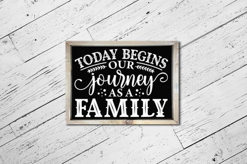 Today Begins Our Journey As A Family - SVG Cut File SVG CraftLabSVG 