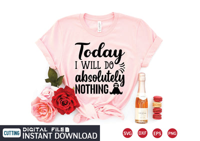 today i will do absolutely nothing SVG designer krishna 