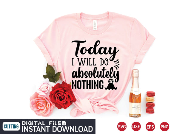 today i will do absolutely nothing SVG designer krishna 