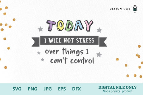 Today I will not stress SVG Design Owl 