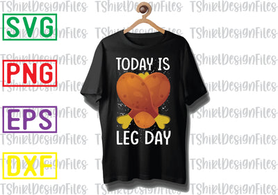 Today Is Leg Day Svg, Autumn Svg, Fall Gnomes Svg, Holiday Day svg SVG DesignTShirt 
