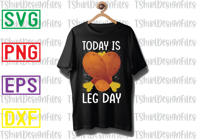 Today Is Leg Day Svg, Autumn Svg, Fall Gnomes Svg, Holiday Day svg SVG DesignTShirt 