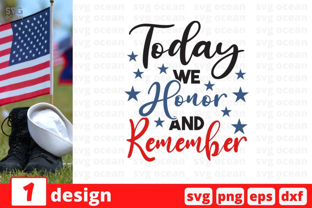 Today we honor and remember SVG Cut File SVG SvgOcean 