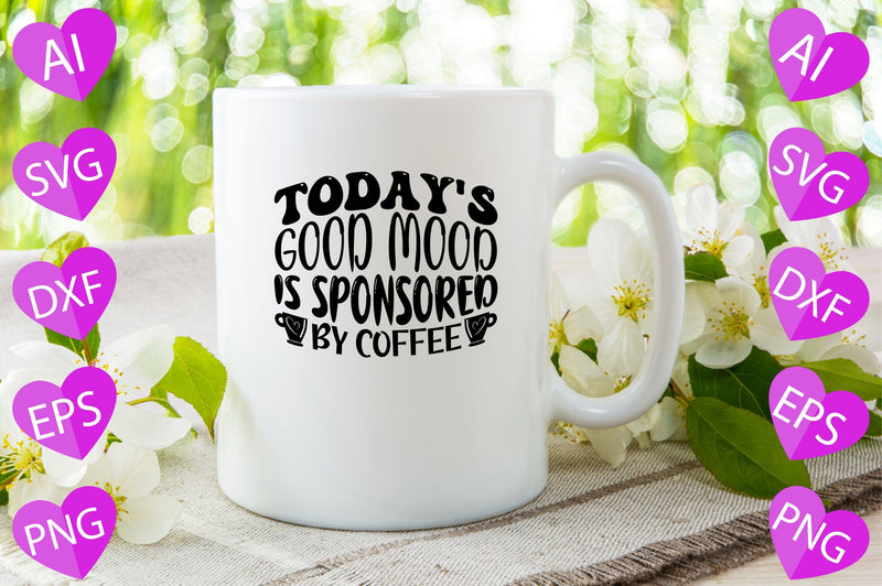 Funny Coffee Station Desk Sign - 'Today's Good Mood' Humorous Office Plaque For Coworkers (3.9x6.3 INCH) - View #14