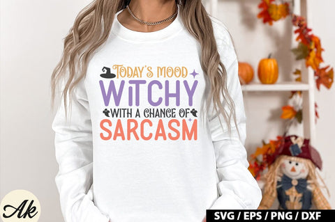 Today's mood witchy with a chance of sarcasm SVG SVG akazaddesign 