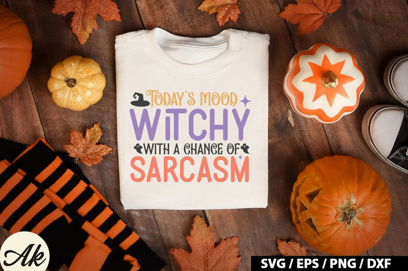 Today's mood witchy with a chance of sarcasm SVG SVG akazaddesign 