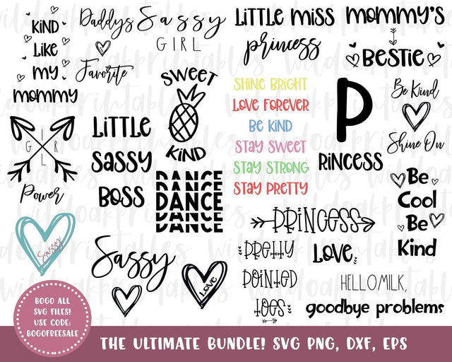 Toddler Boy Toddler Girl svg bundle, girls svg files, boys svg files, fishing svgs, fathers day svgs, children svgs, kid files SVG WildOakSVG 