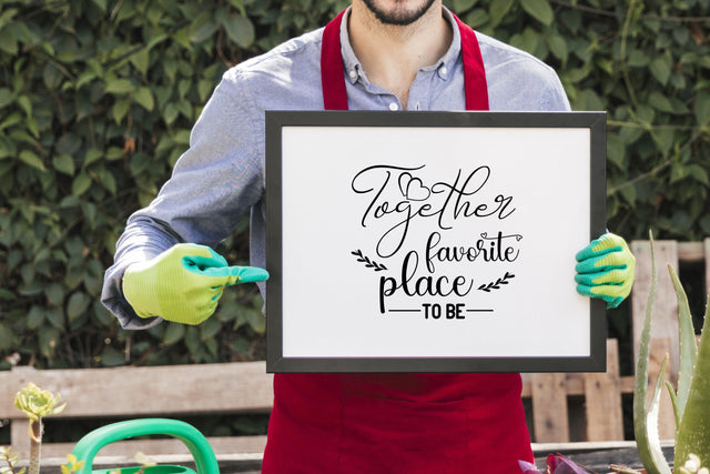 Together favorite place to be svg cut file for farmhouse SVG SmmrDesign 