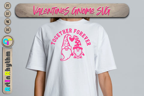 Together Forever, Happy Valentine's day svg, gnome svg SVG Artinrhythm shop 