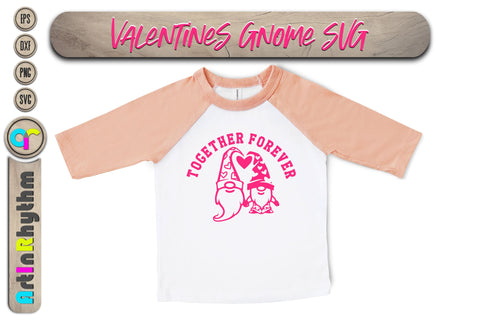 Together Forever, Happy Valentine's day svg, gnome svg SVG Artinrhythm shop 