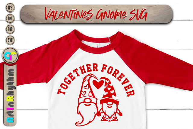 Together Forever, Happy Valentine's day svg, gnome svg SVG Artinrhythm shop 