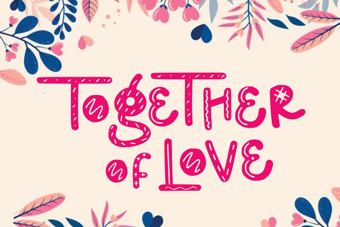 together of love Font goodigital_13 