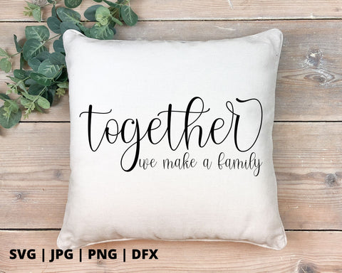 Together we are a family SVG Good Morning Chaos 