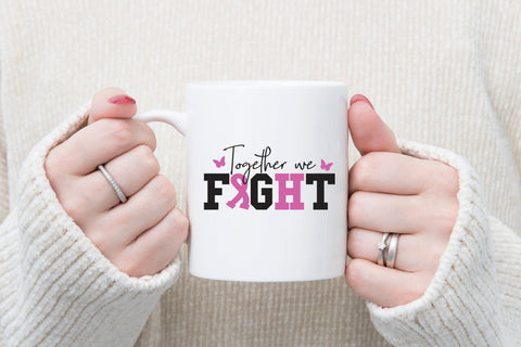 Together We Fight - Breast Cancer SVG SVG CraftLabSVG 