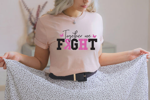 Together We Fight - Breast Cancer SVG SVG CraftLabSVG 