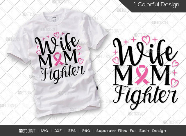 Together We Fight SVG Cut File | Breast Cancer Svg | Fight Cancer Svg | Pink Ribbon Svg | Warrior Svg | Cancer Awareness Svg | Breast Cancer Quote Svg SVG ETC Craft 