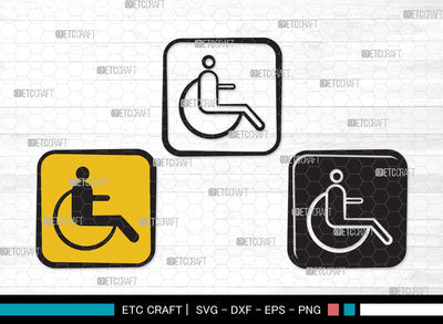 Toilet Sign SVG | Bathroom Sign Svg | Restroom Sign Svg | Bathroom Svg | Toilet Sign Clipart SVG ETC Craft 