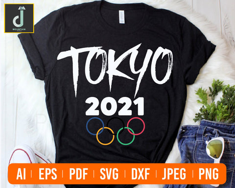 Tokyo 2021 svg SVG Alihossainbd 