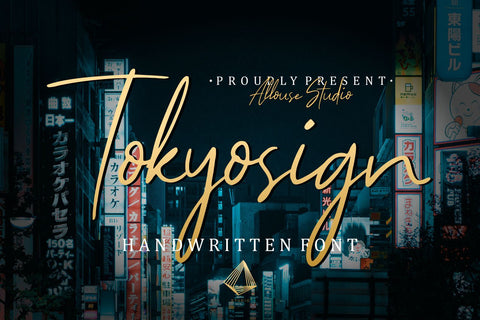 Tokyosign Font Allouse.Studio 