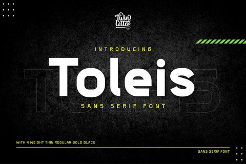 Toleis Font twinletter 