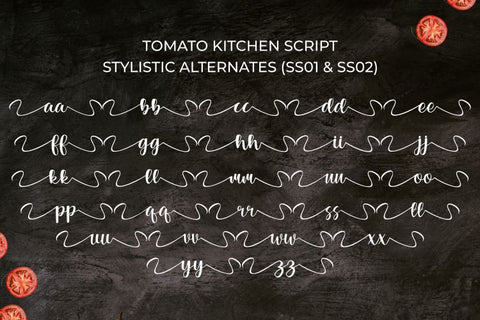 Tomato Kitchen - Font Duo Font Irvan Randi 
