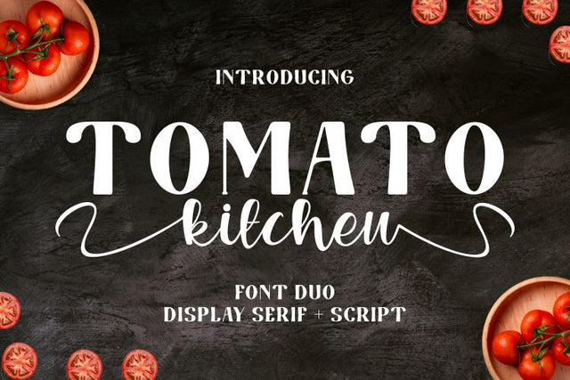 Tomato Kitchen - Font Duo Font Irvan Randi 