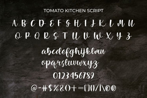 Tomato Kitchen - Font Duo Font Irvan Randi 