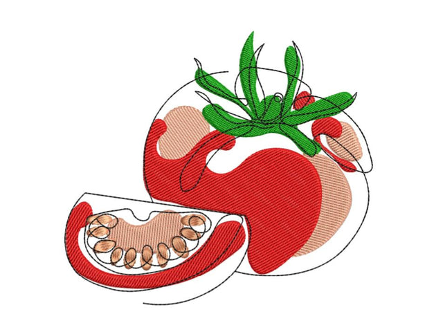 Tomato Machine Embroidery Design Embroidery/Applique DESIGNS Canada Embroidery 