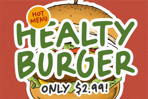 Tomatoes Cake a Cute Handbrushed Font Font Balpirick 