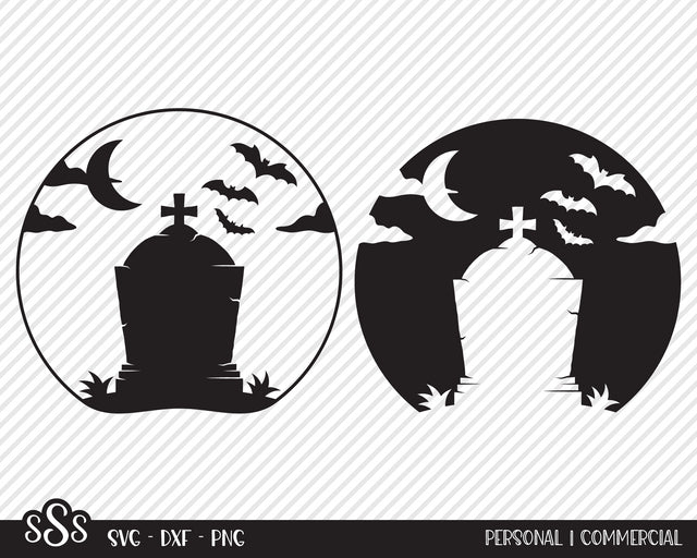 Tombstone Bundle | Halloween SVG SVG Texas Southern Cuts 