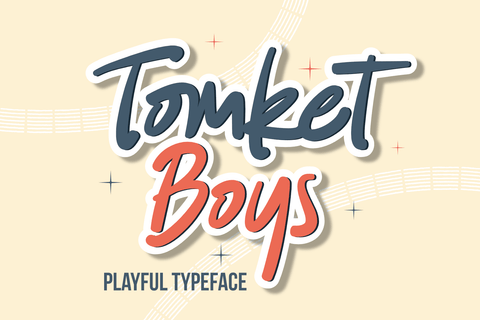 Tomket Boys Font Dumadistyle 