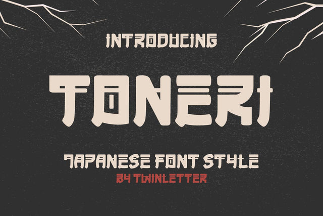 TONERI Japanese Font Font twinletter 