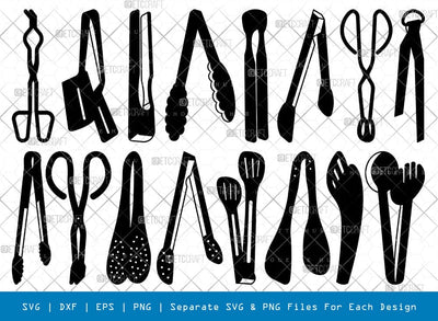 Tongs Silhouette Svg Cricut Cut Files Png Bundle, SB01025 SVG ETC Craft 
